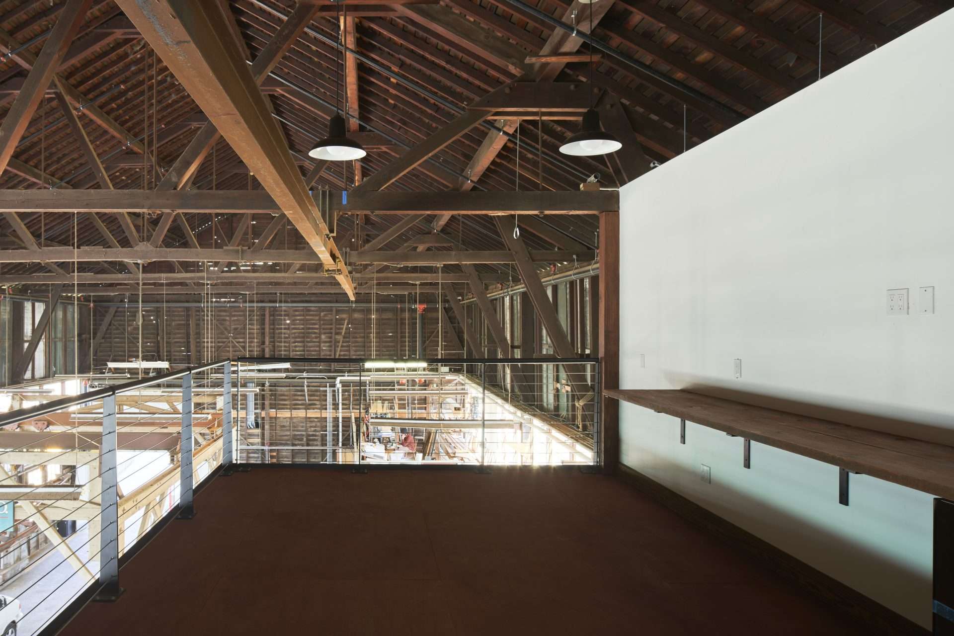 Looking Onto Warehouse Floor