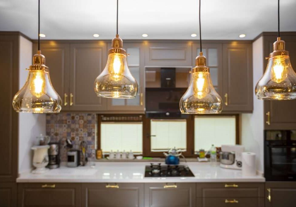 Modern Pendant Lighting. Home in Seattle.