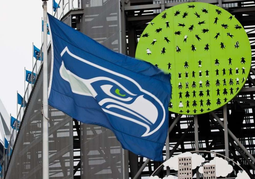 Seahawks Flag At Centurylink Stadium